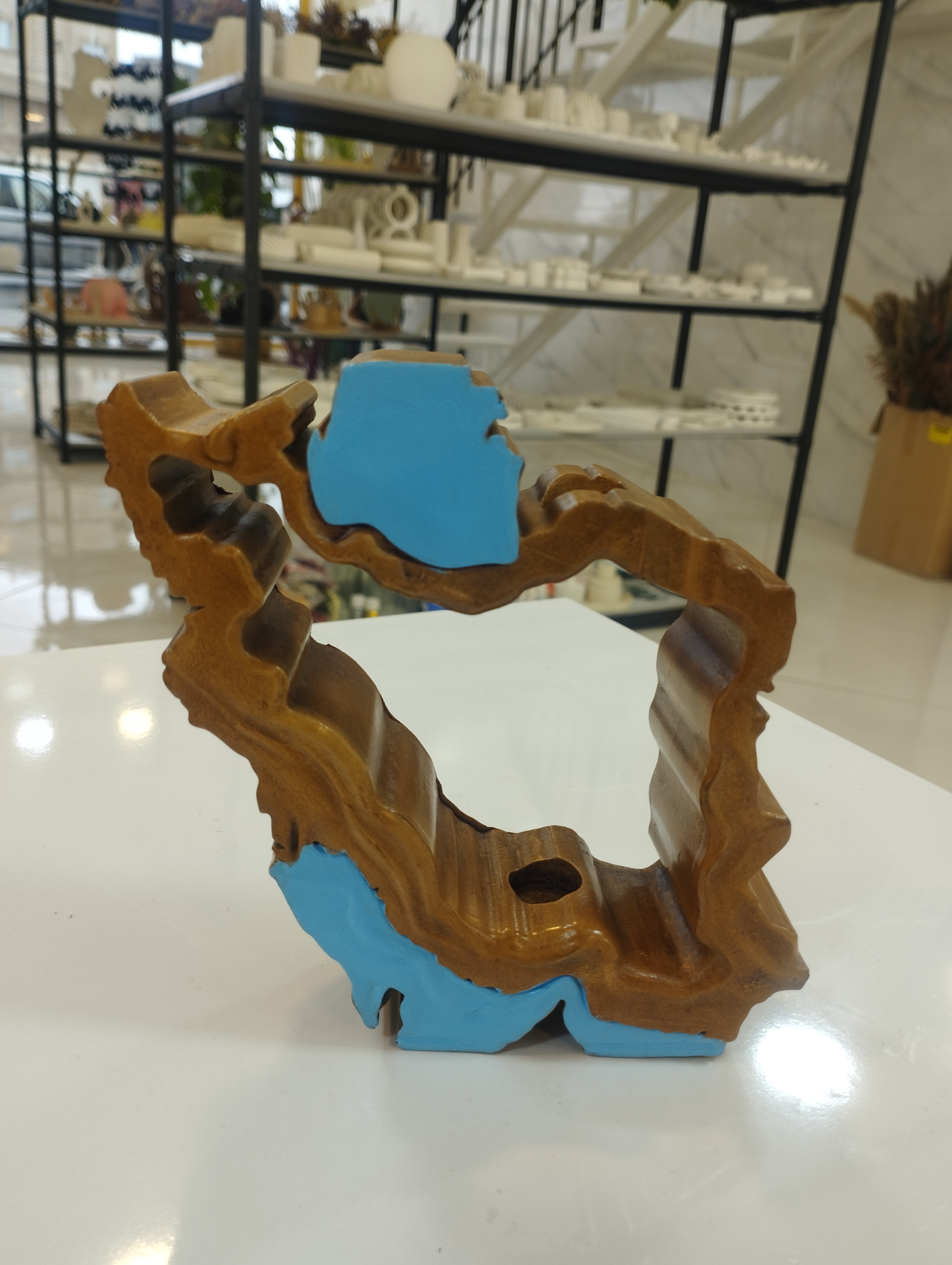 طرح چوب+آبی